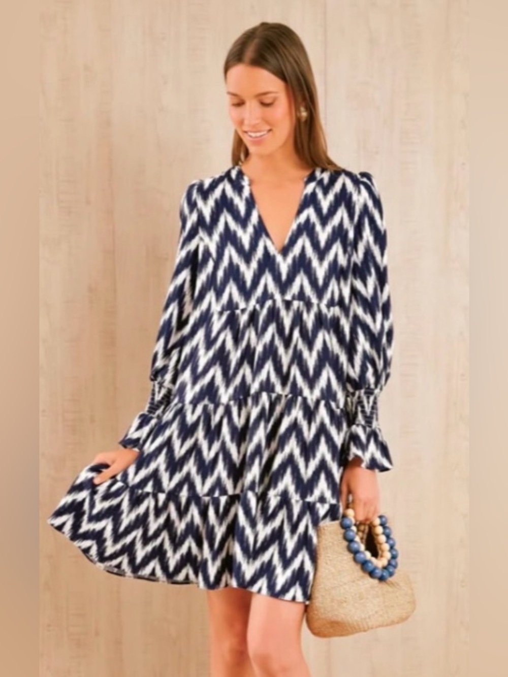 TUCKERNUCK POMANDER PLACE IKAT KENZO DRESS, SIZE XS.